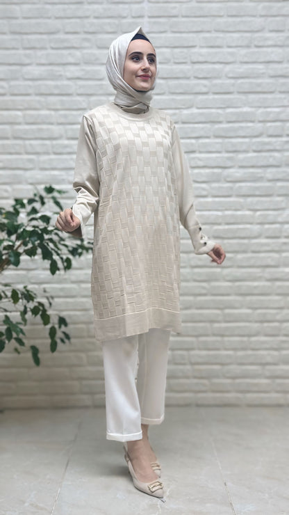 Tuğra Soğuk İp Tunik 0039