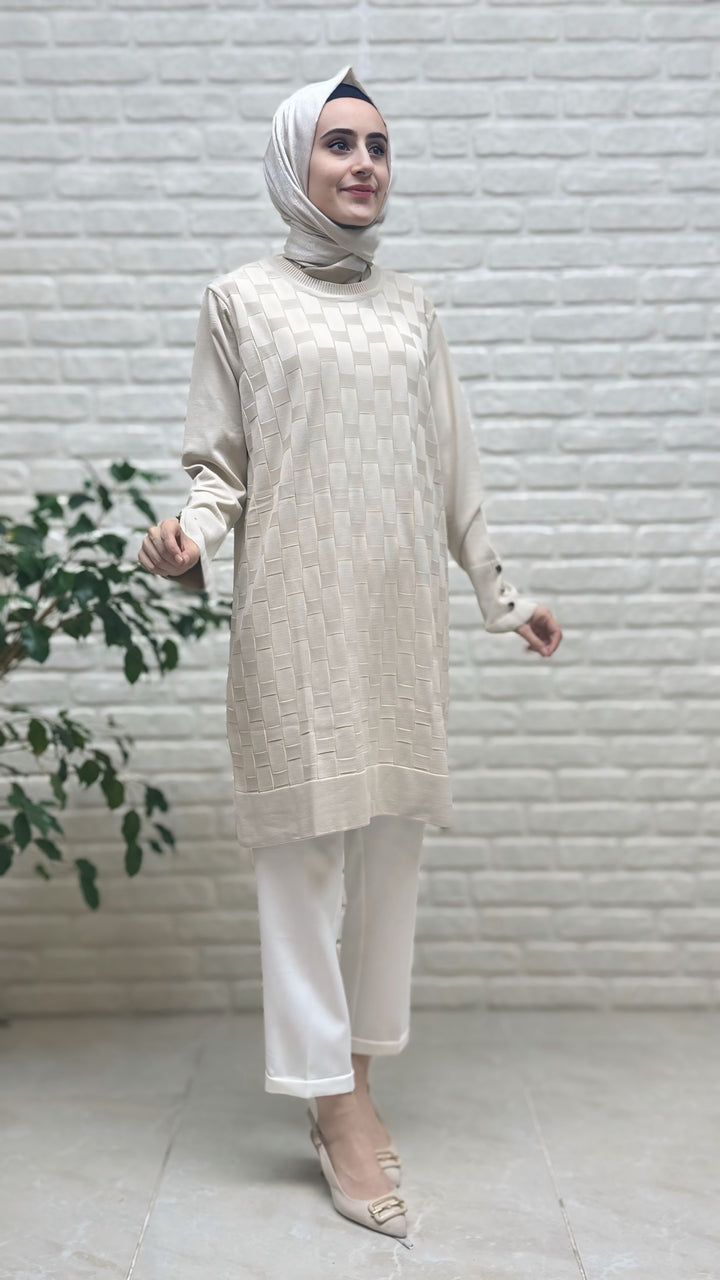 Tuğra Soğuk İp Tunik 0030