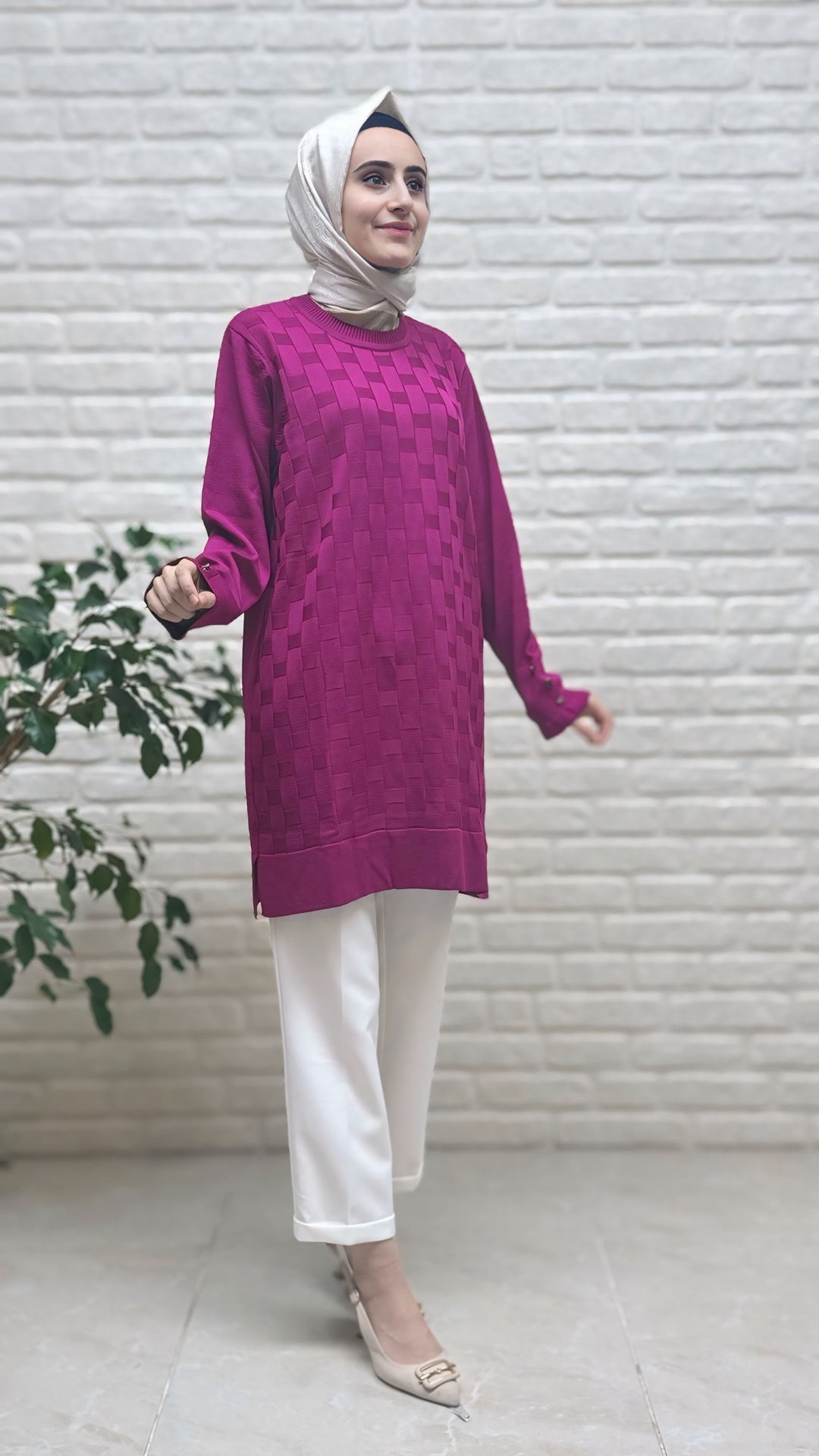 Tuğra Soğuk İp Tunik 0030