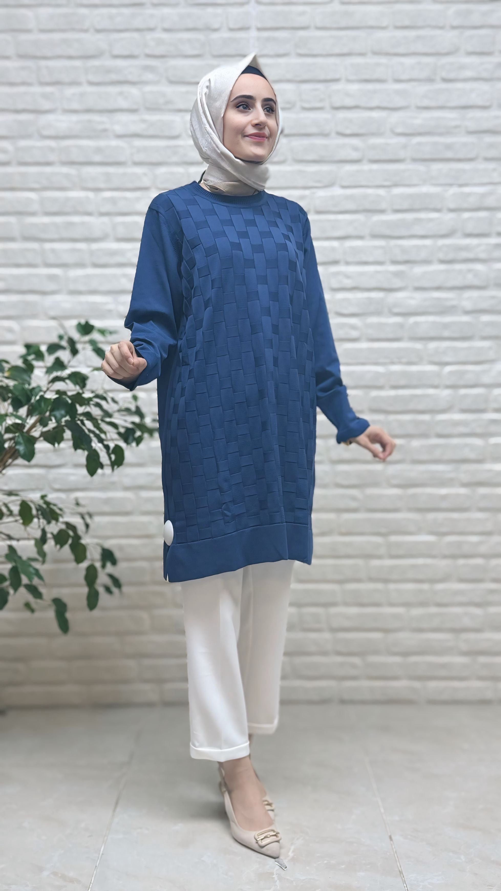 Tuğra Soğuk İp Tunik 0039