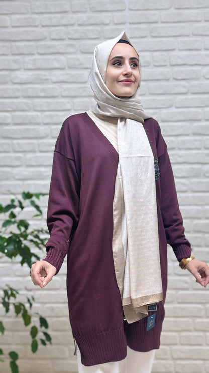 Levidor Halka Desen Monogram Şal 0211