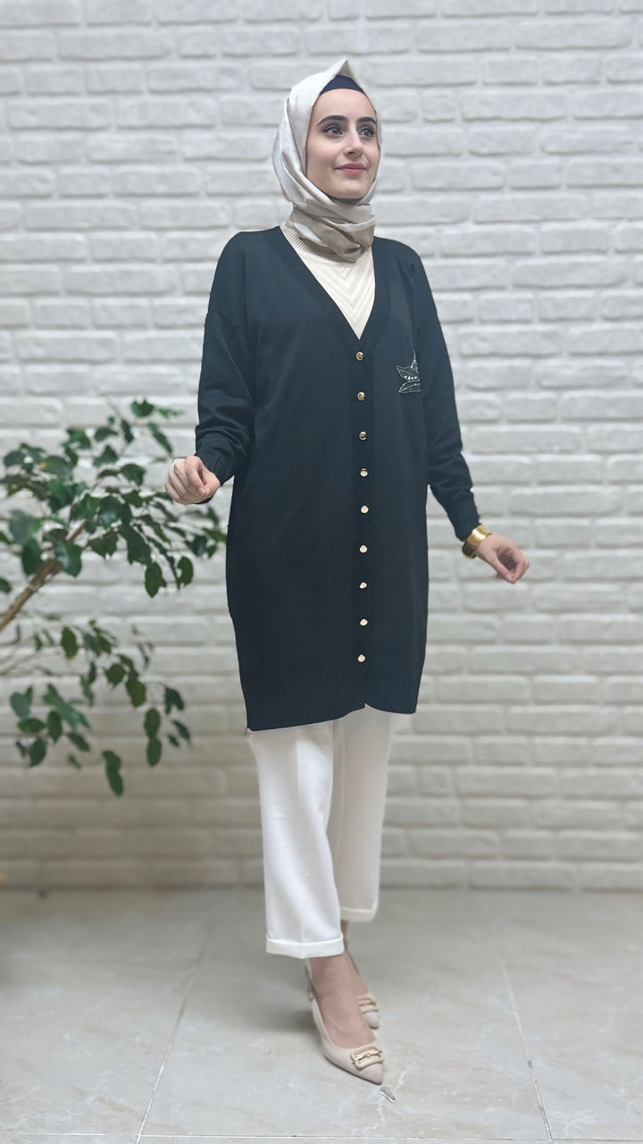 Beranisa Soğuk İP Hırka 7307