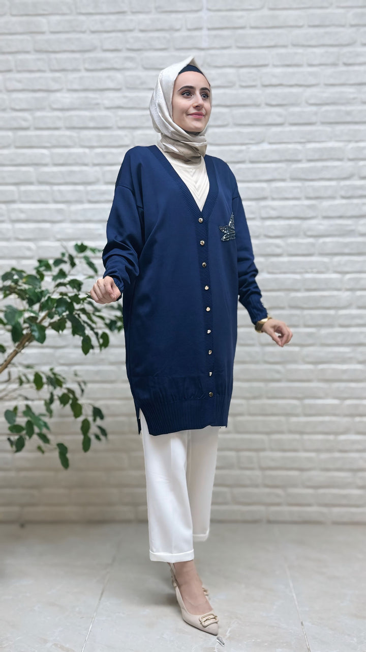 Beranisa Soğuk İP Hırka 7307