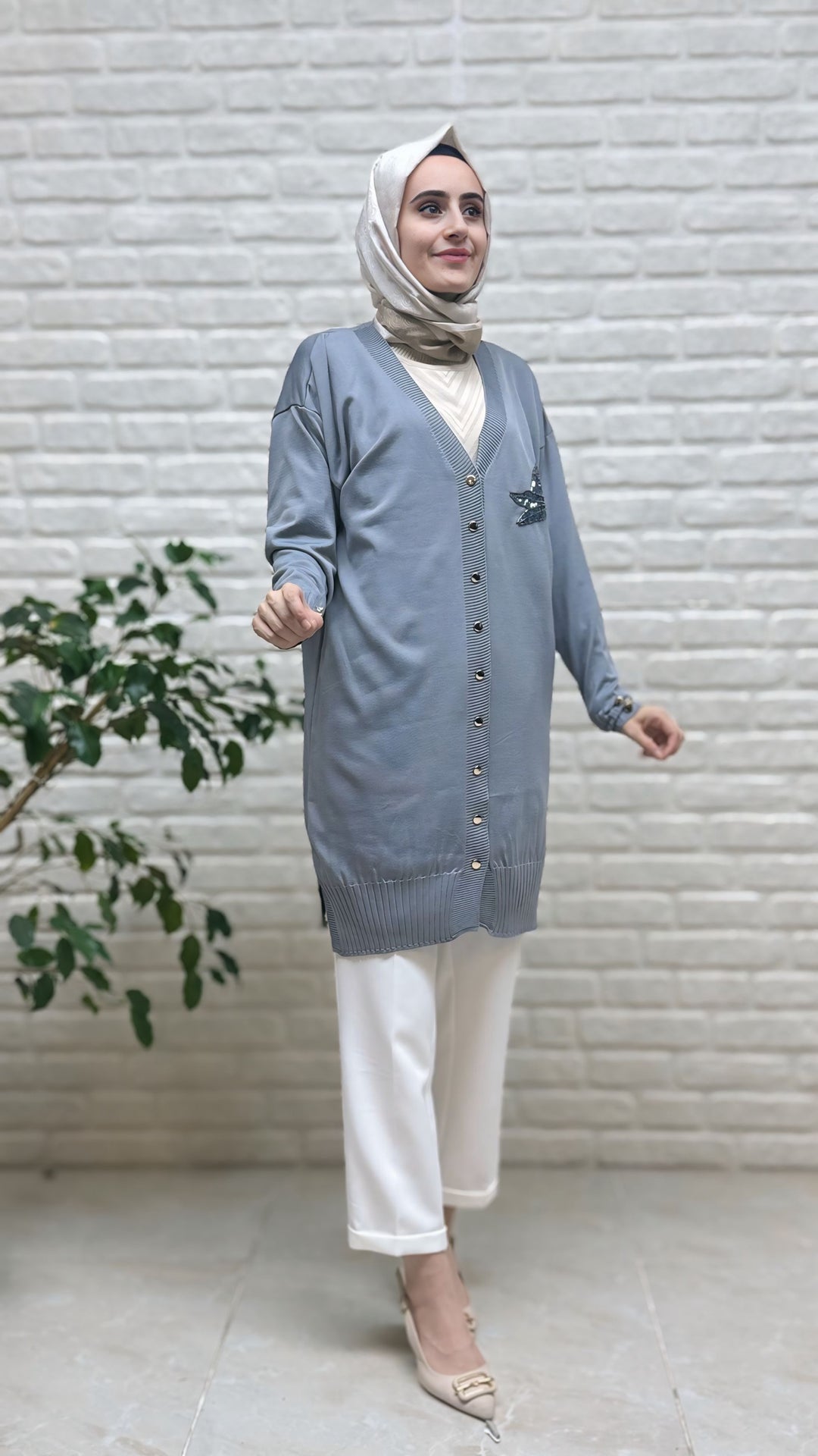 Beranisa Soğuk İP Hırka 7307