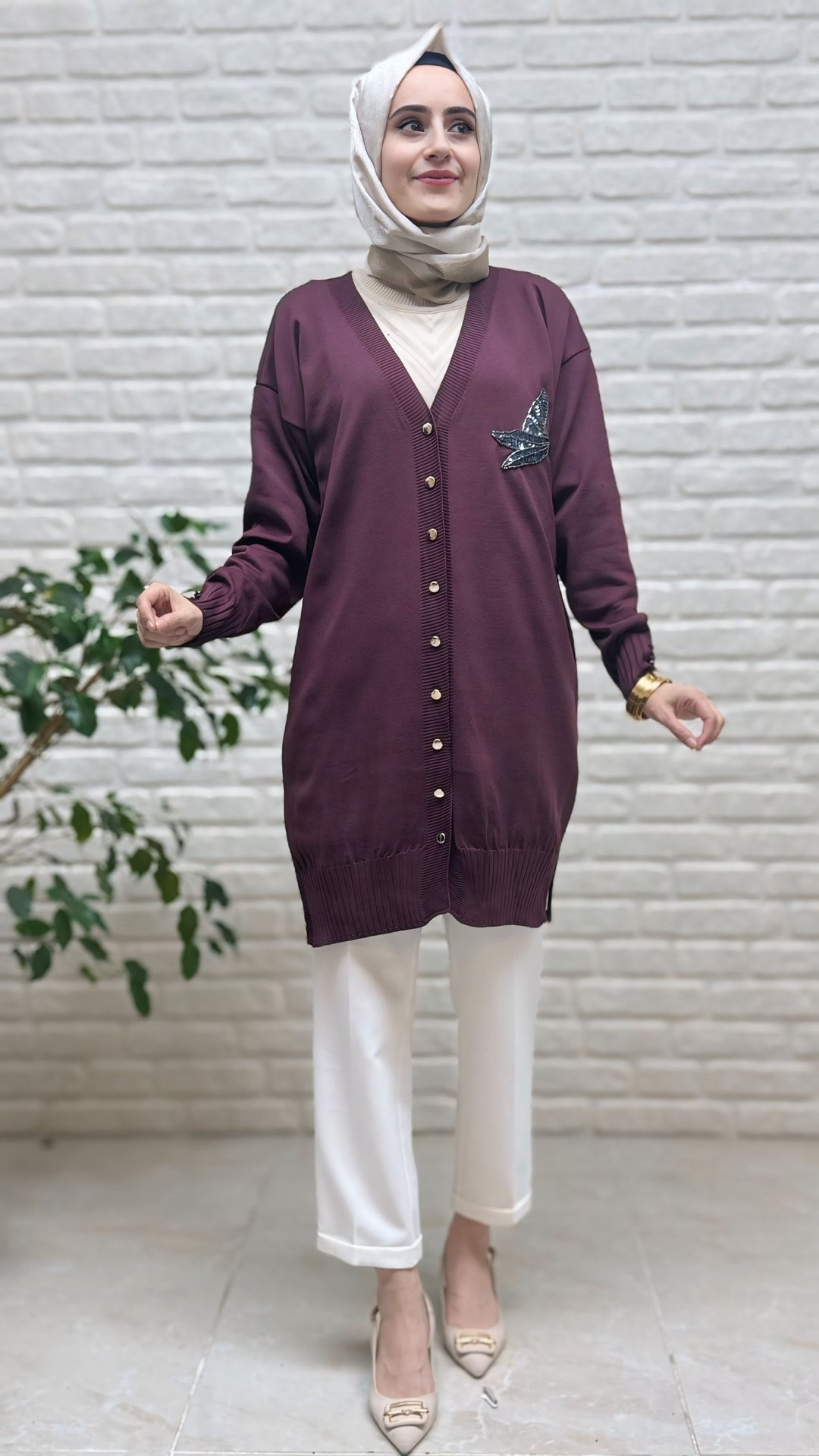 Beranisa Soğuk İP Hırka 7307