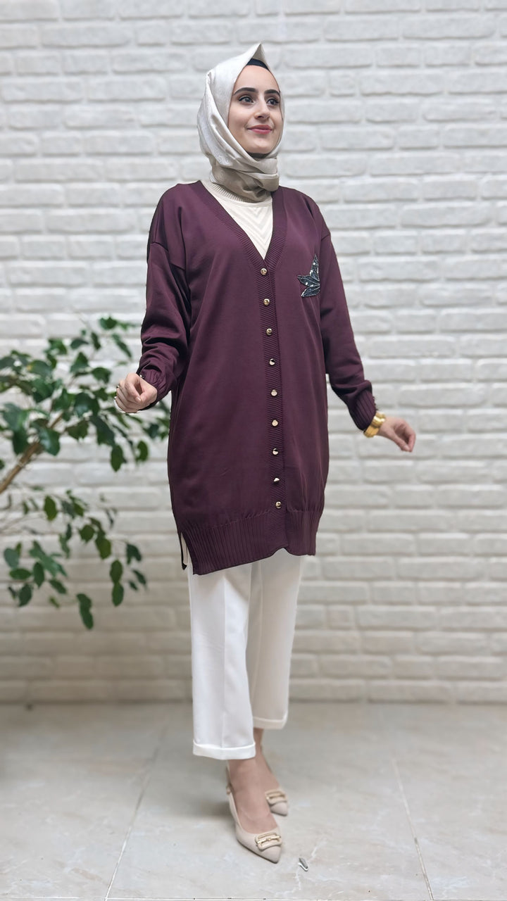 Beranisa Soğuk İP Hırka 7307
