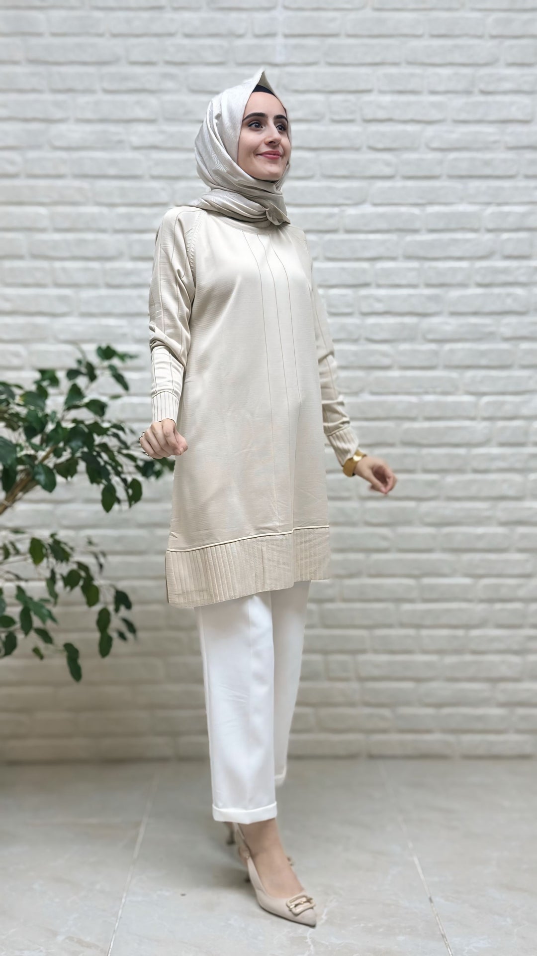 Beranisa Soğuk İp Tunik 3189