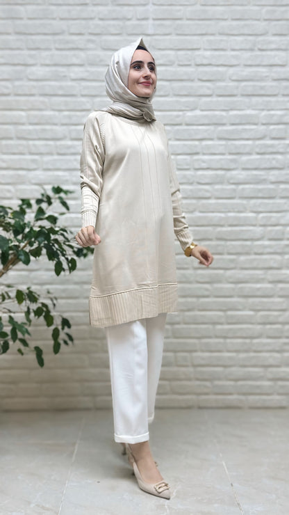 Beranisa Soğuk İp Tunik 3189