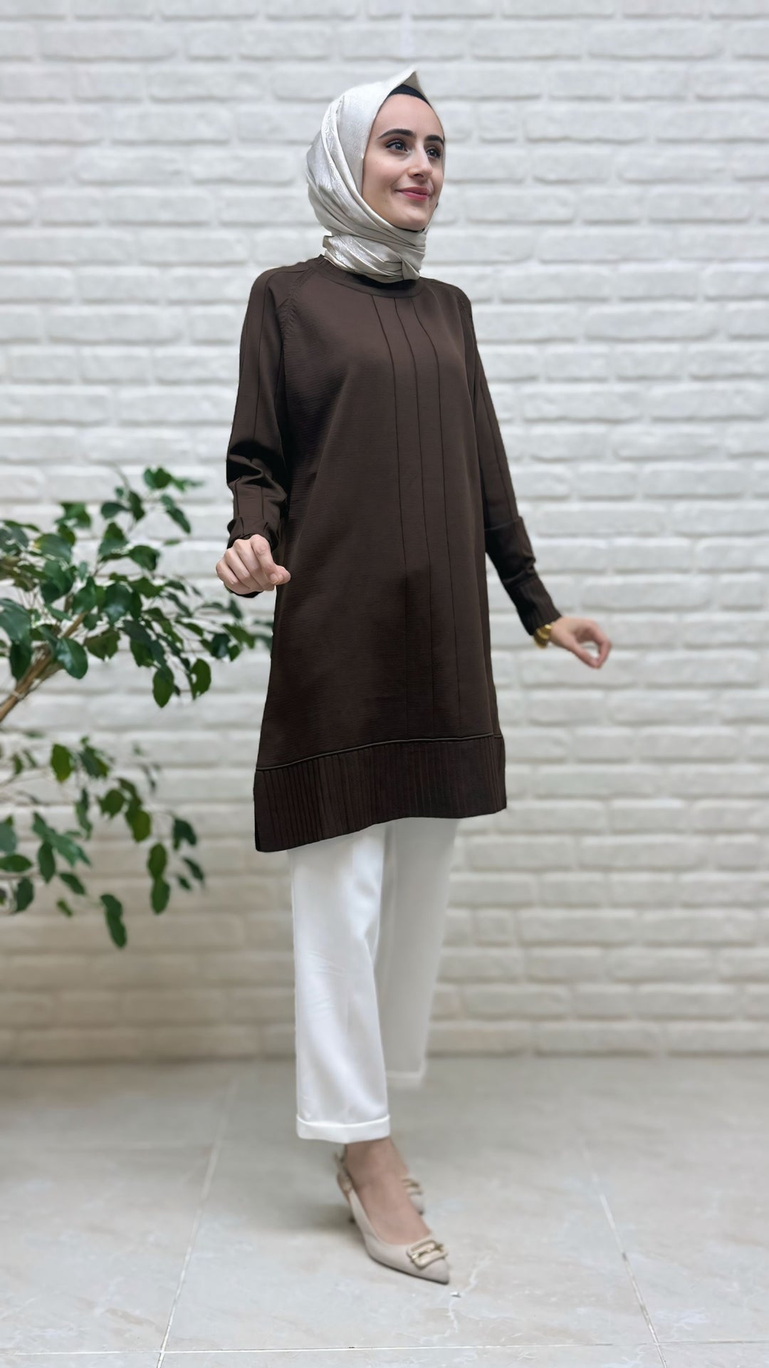 Beranisa Soğuk İp Tunik 3189