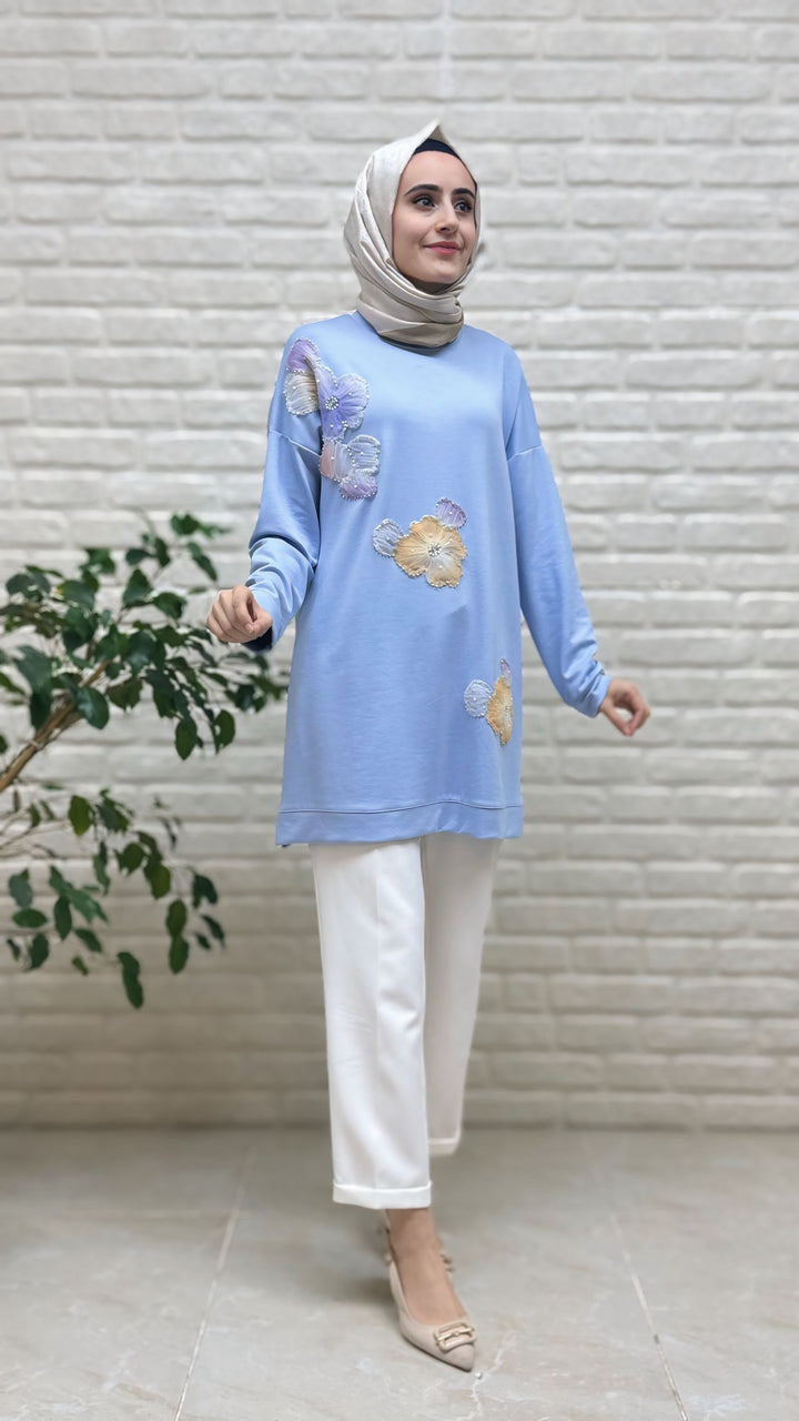 Kado Çiçekli Tunik 257236