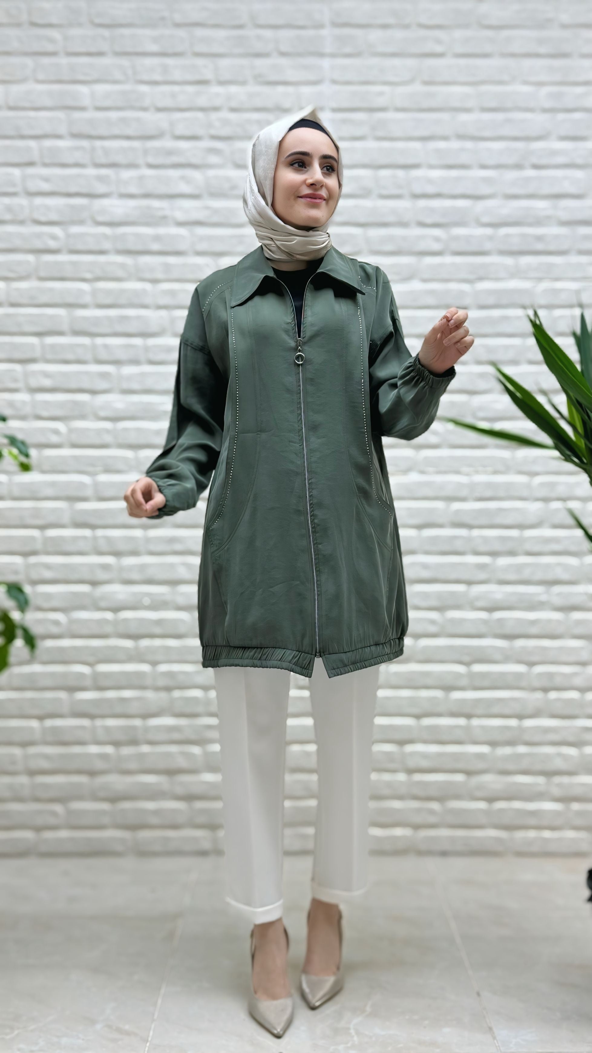 Kado Taşlı Kısa Kap 251702