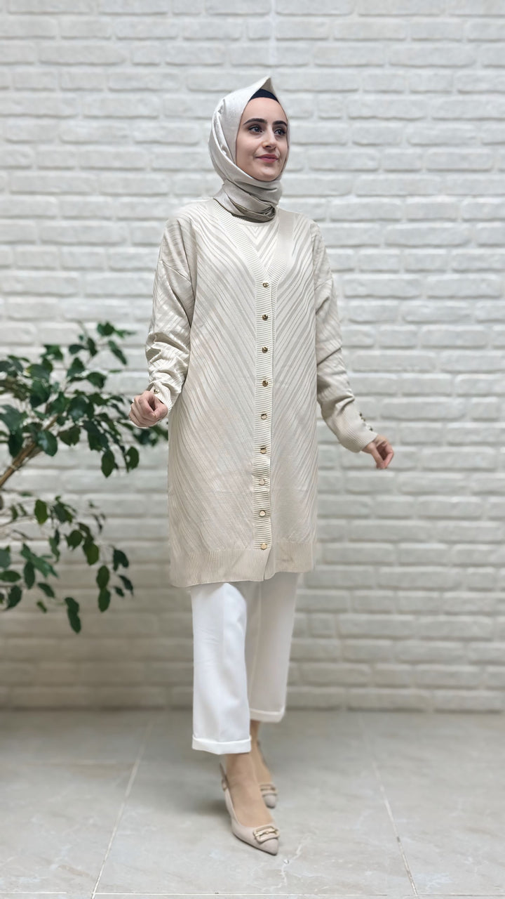 Beranisa Soğuk İp Hırka 3198