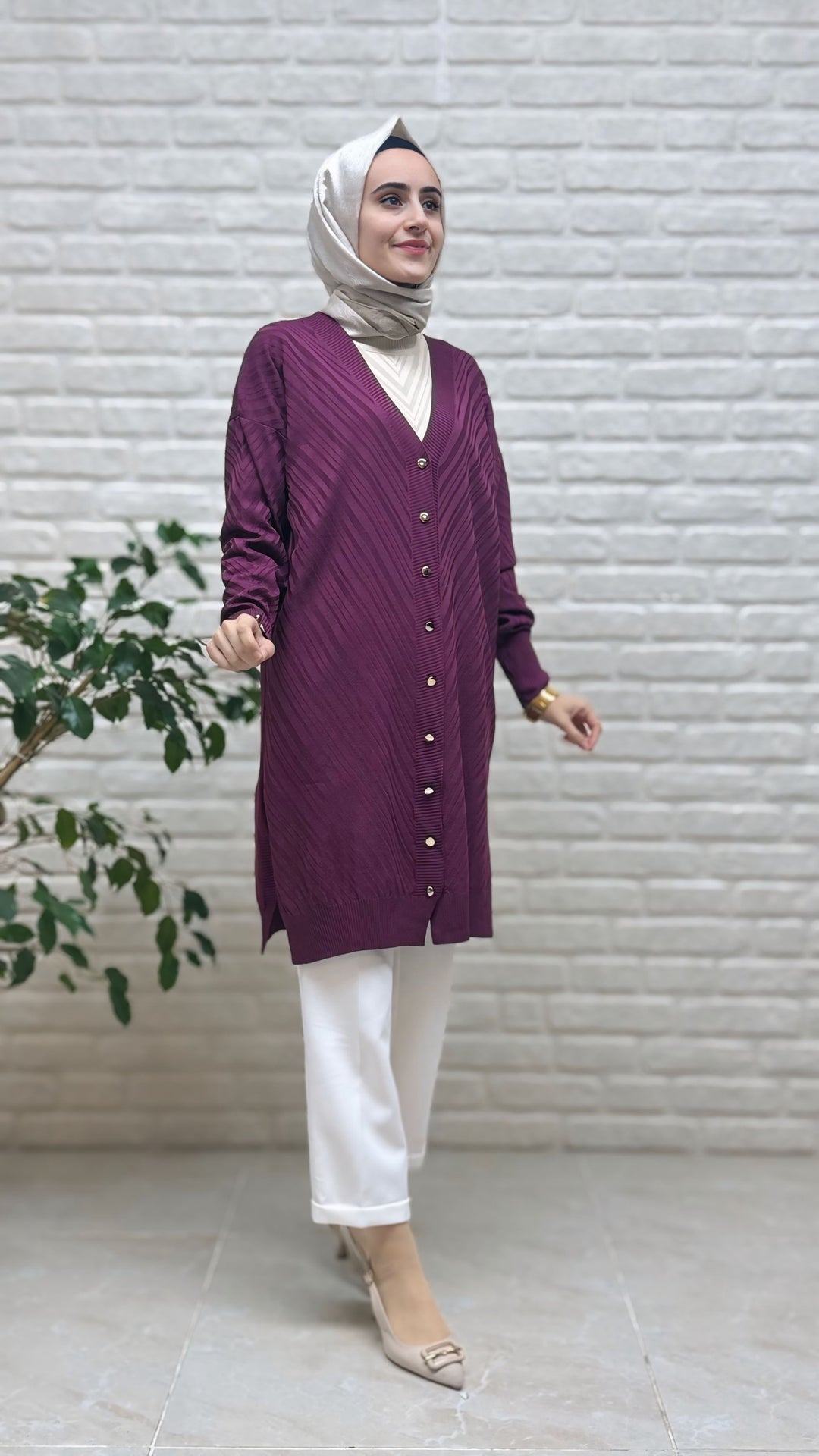 Beranisa Soğuk İp Hırka 3198