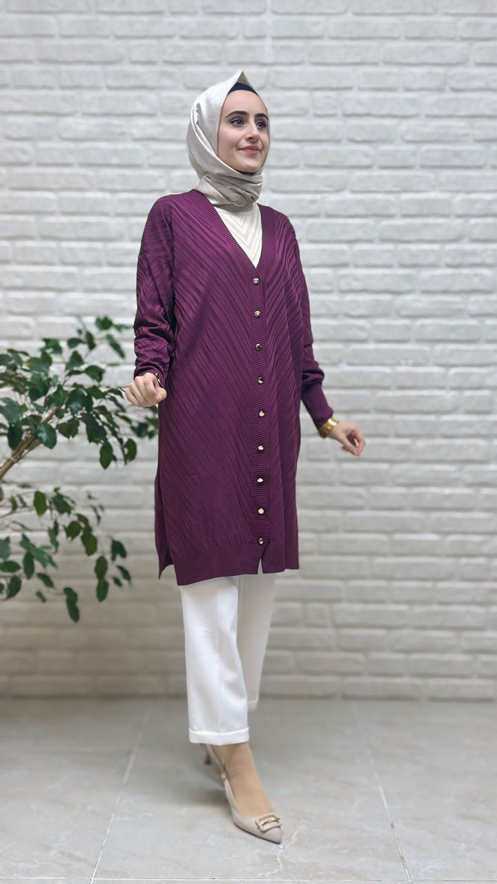 Beranisa Soğuk İp Hırka 3198