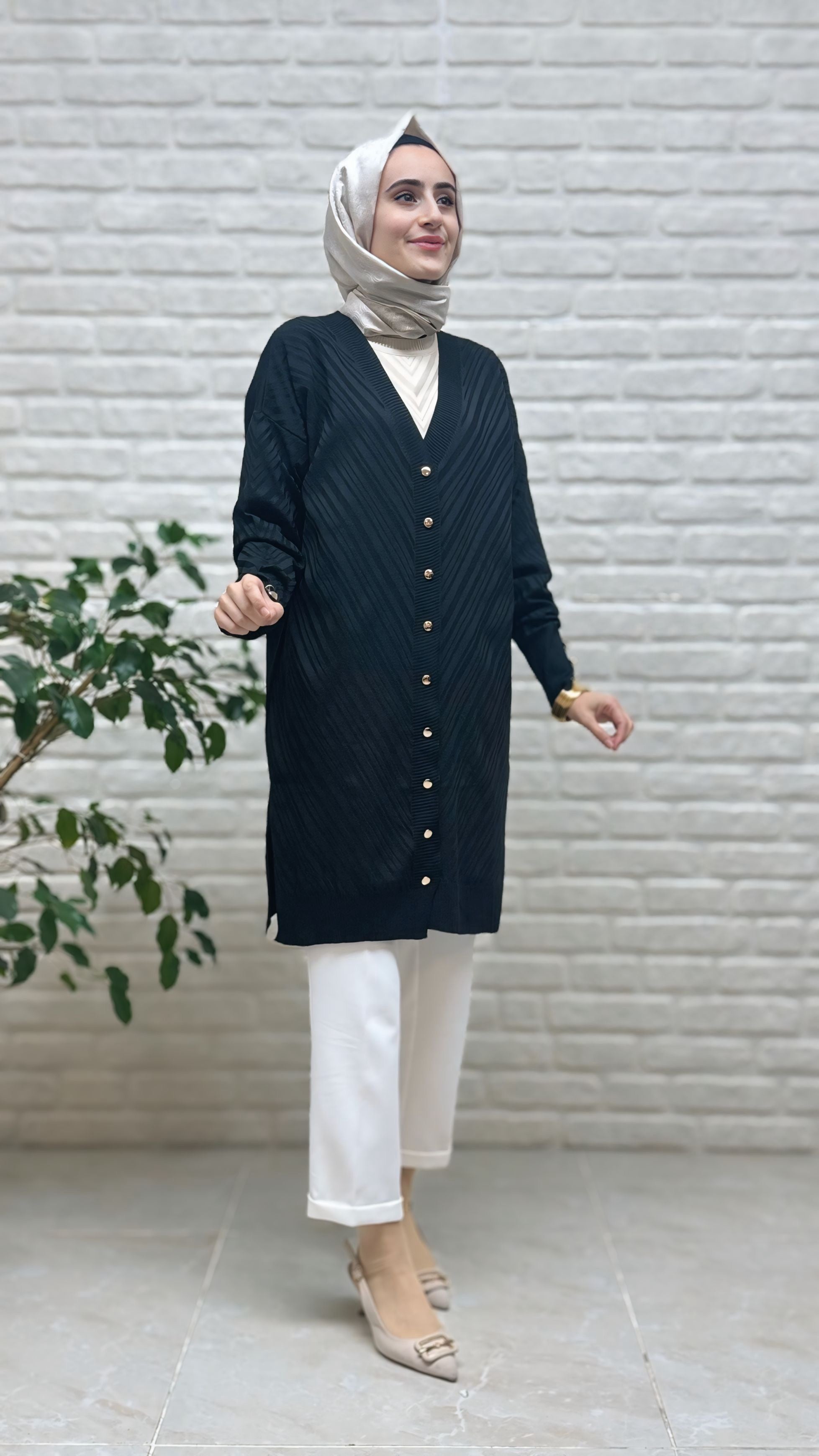 Beranisa Soğuk İp Hırka 3198