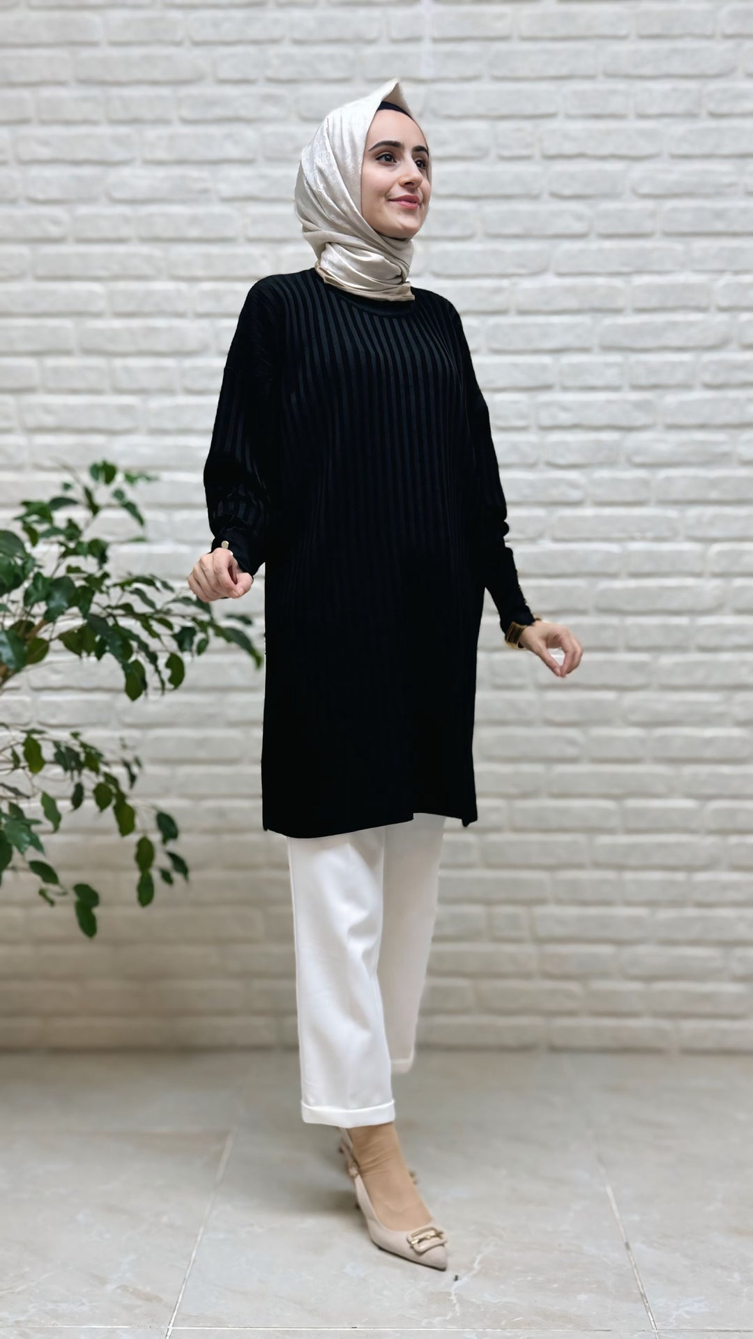 Beranisa Soğuk İp Tunik 3170