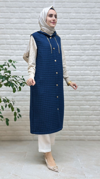 Kado Kapşonlu Kapitone Yelek 257190