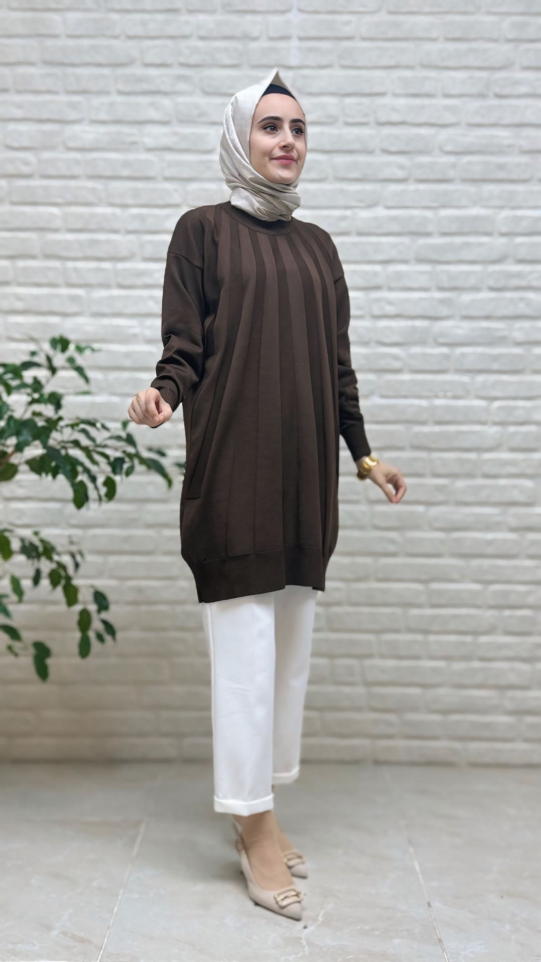 Beranisa Soğuk İp Tunik 3190