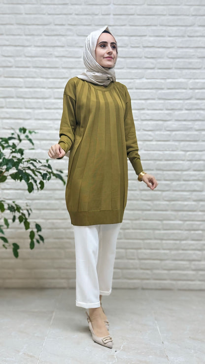 Beranisa Soğuk İp Tunik 3190