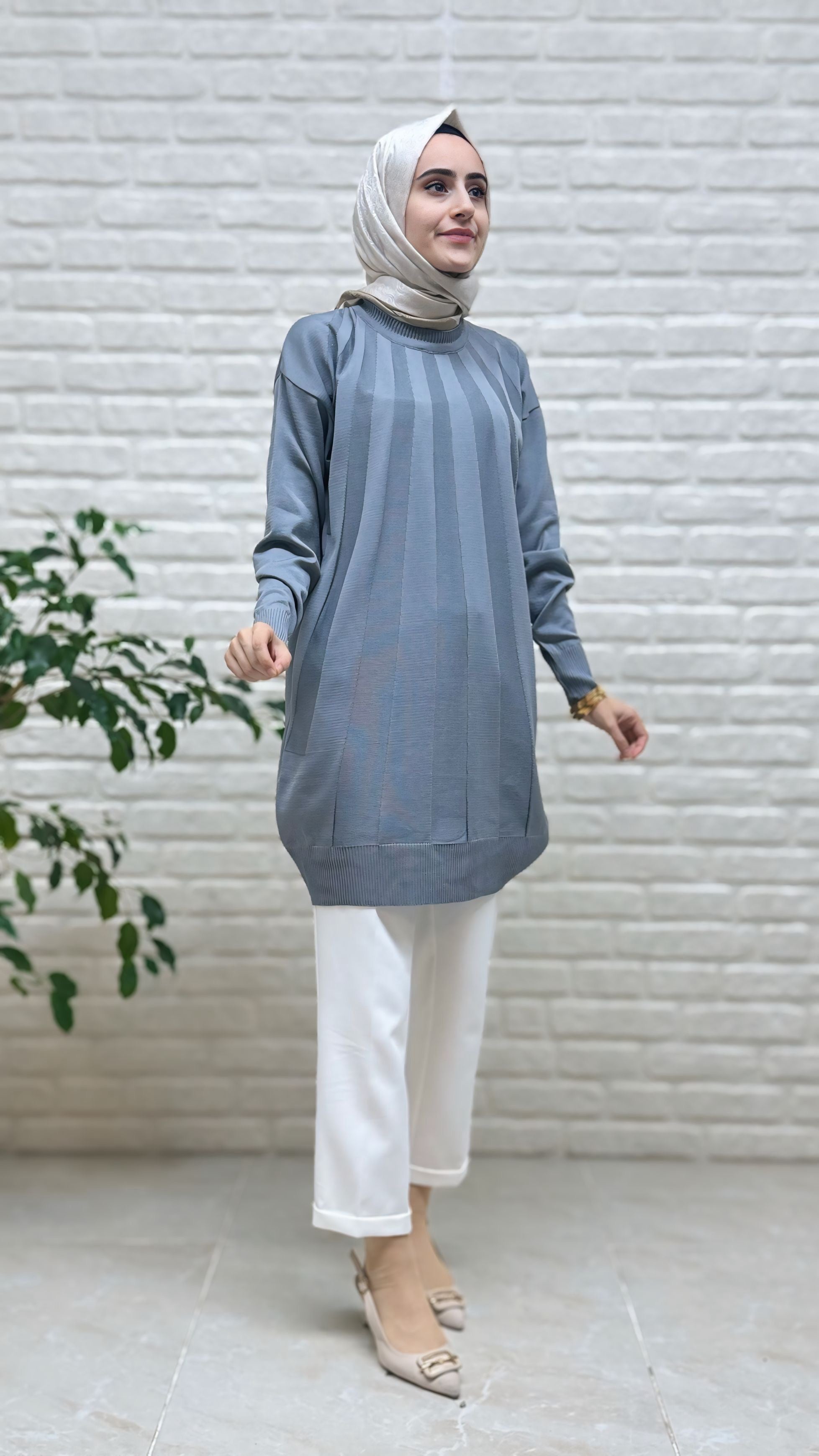 Beranisa Soğuk İp Tunik 3190