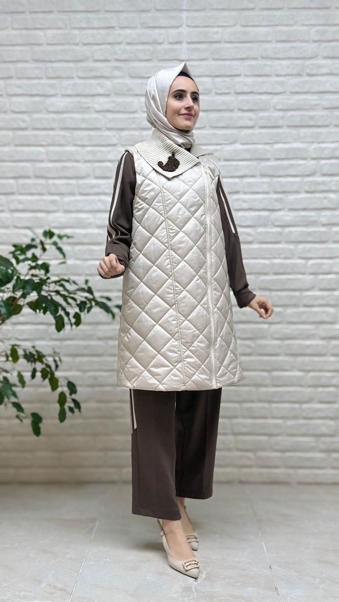 Blueva Yelekli Pantolonlu Takım 2476