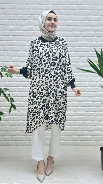 Beranisa %100 Pamuklu  Viskon Tunik 3875