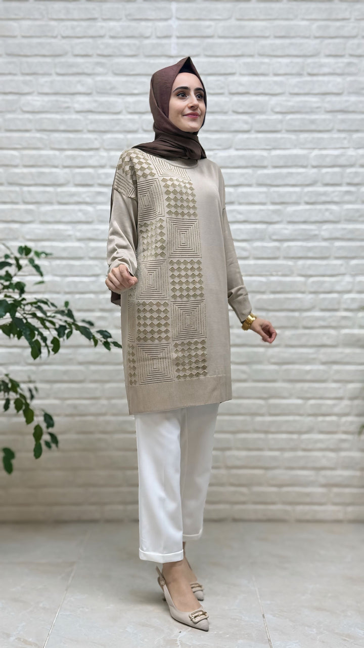 Beranisa Soğuk İP Tunik