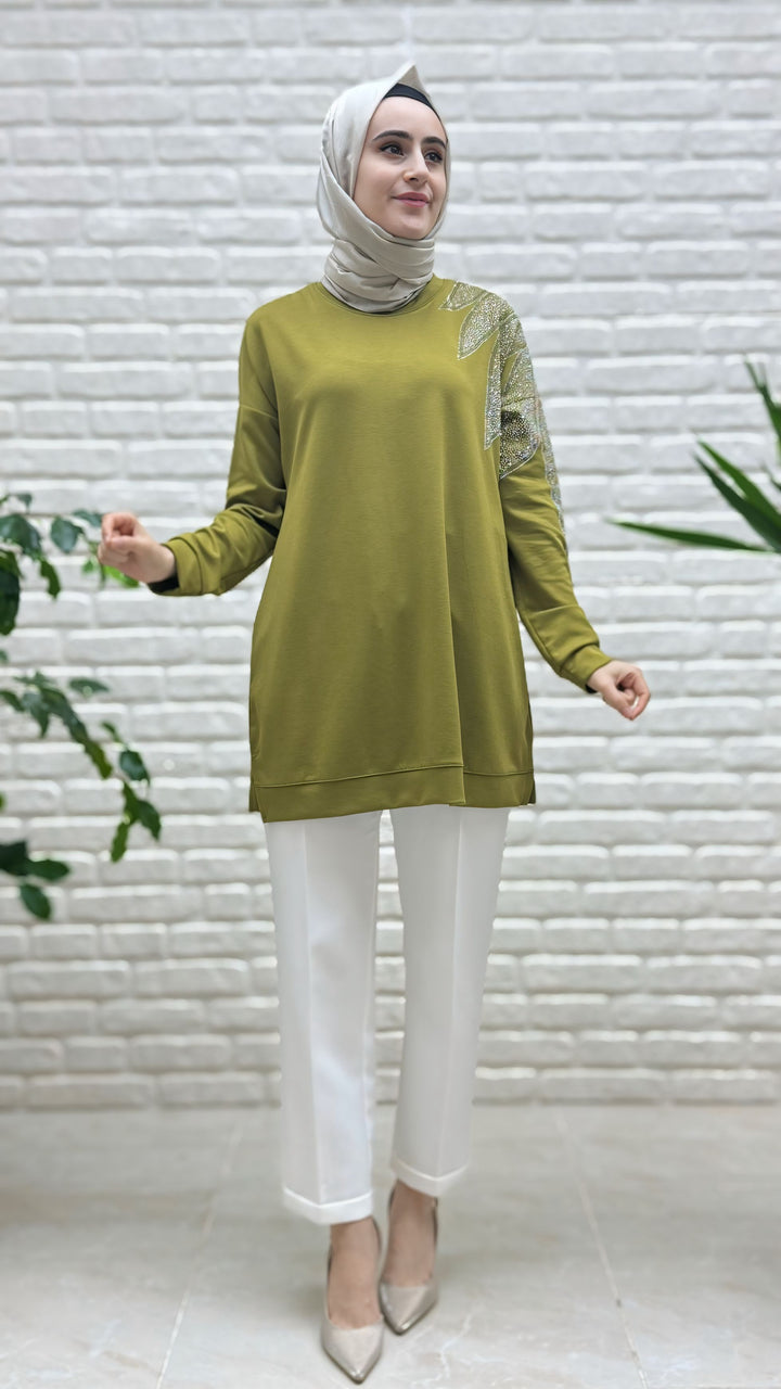 Kado Taş İşlemeli Tunik 9703