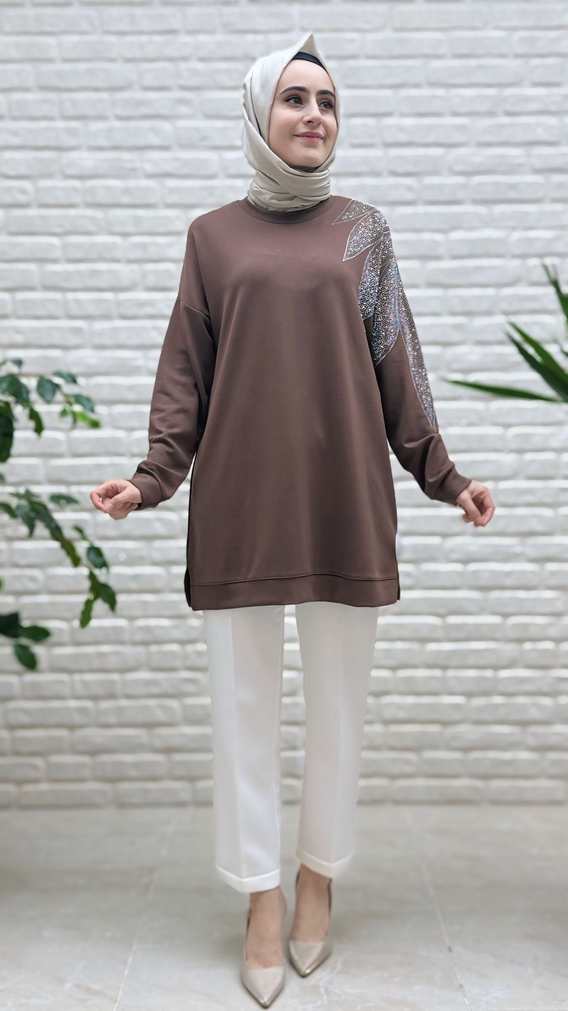 Kado Taş İşlemeli Tunik 9703