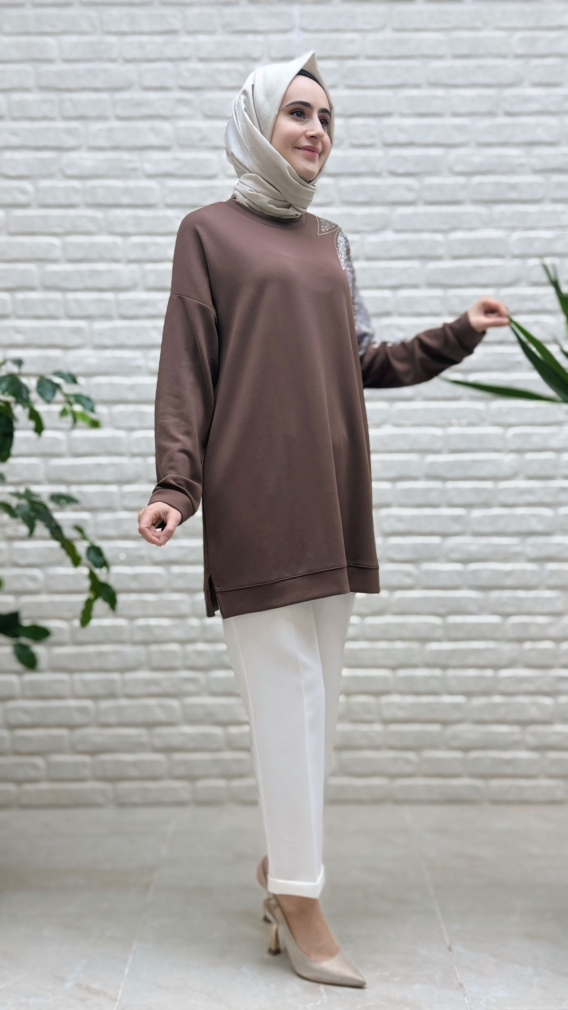 Kado Taş İşlemeli Tunik 9703