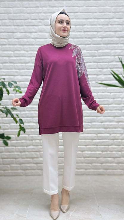 Kado Taş İşlemeli Tunik 9703