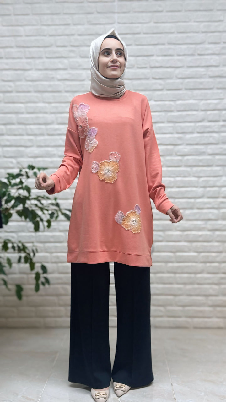 Simay Moda Oysho Çimalı Bol Paça Pantolon 1041