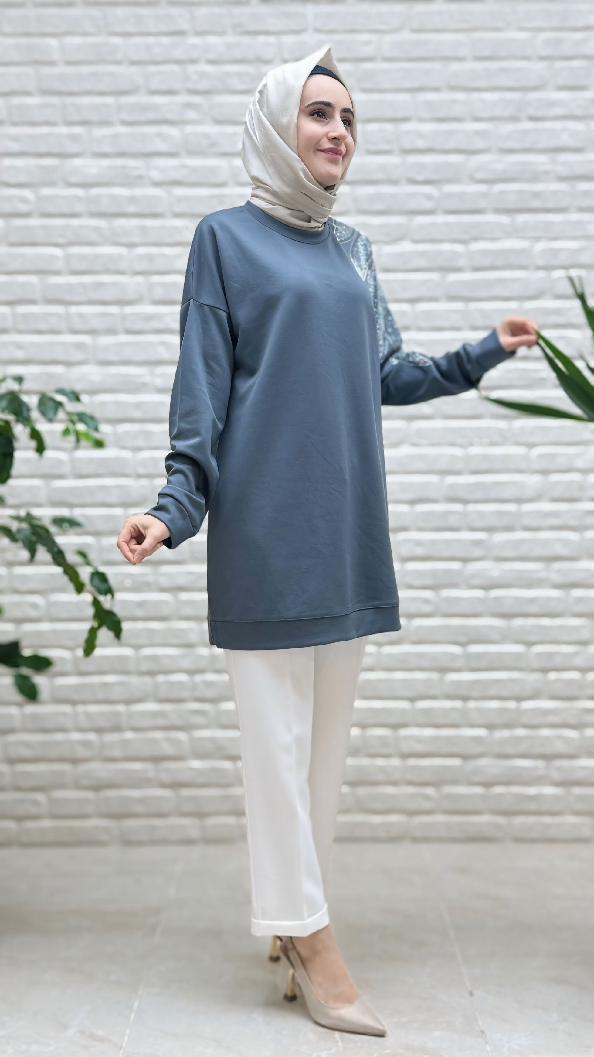 Kado Taş İşlemeli Tunik 9703