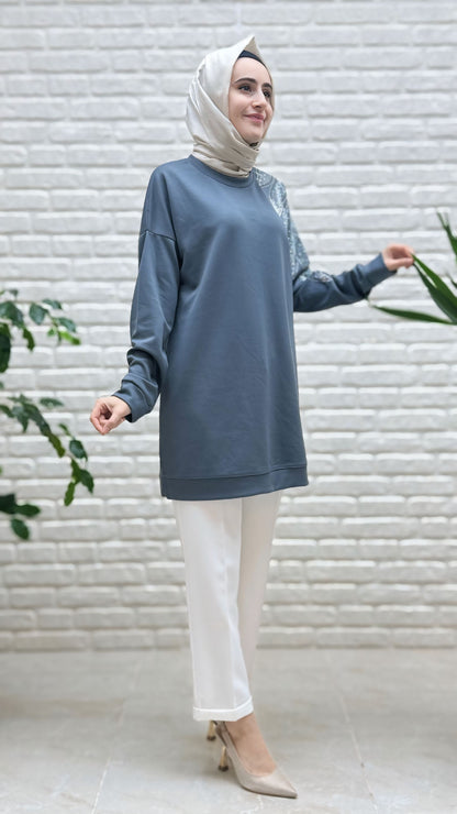 Kado Taş İşlemeli Tunik 9703