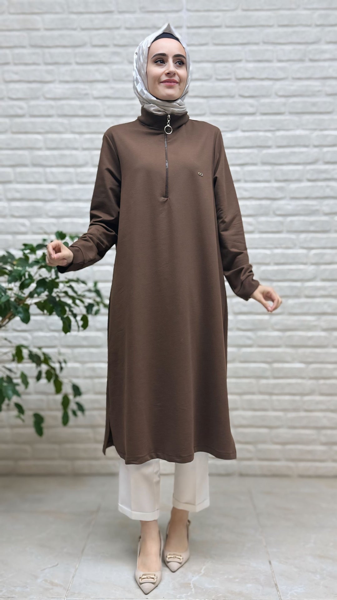 Kado Fermuarlı Tunik 257332