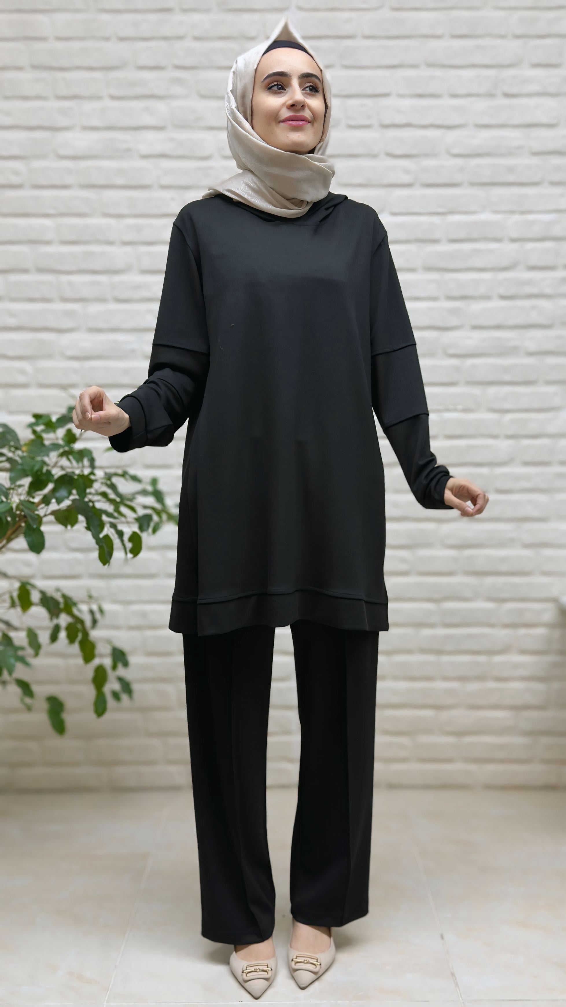 Moda Park Kapişonlu Pantolonlu Takım 3960