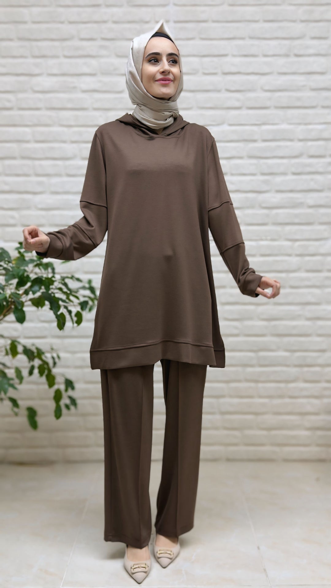 Moda Park Kapişonlu Pantolonlu Takım 3960