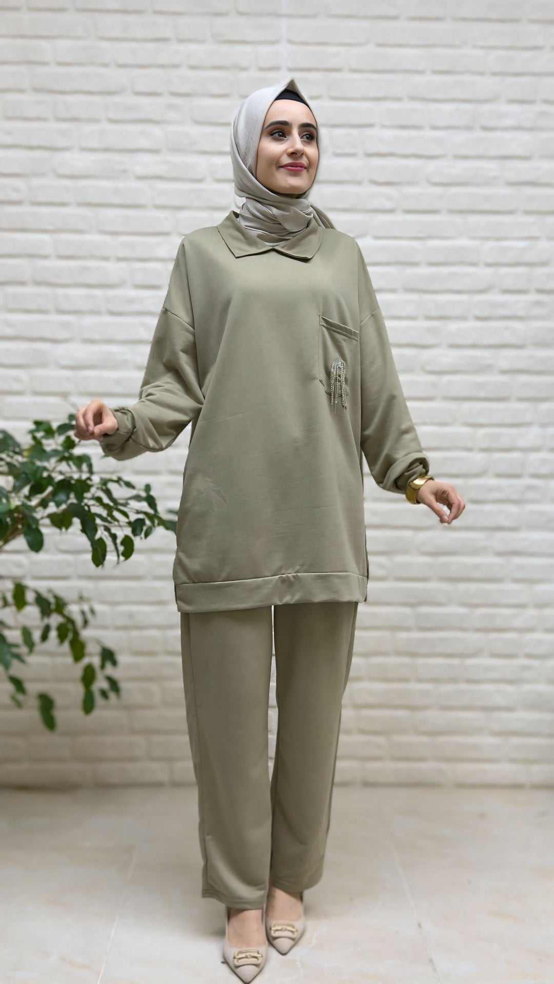 Beranisa Pantolonlu Takım 3962