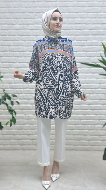 Beranisa  %100 Pamuklu Tunik 3903
