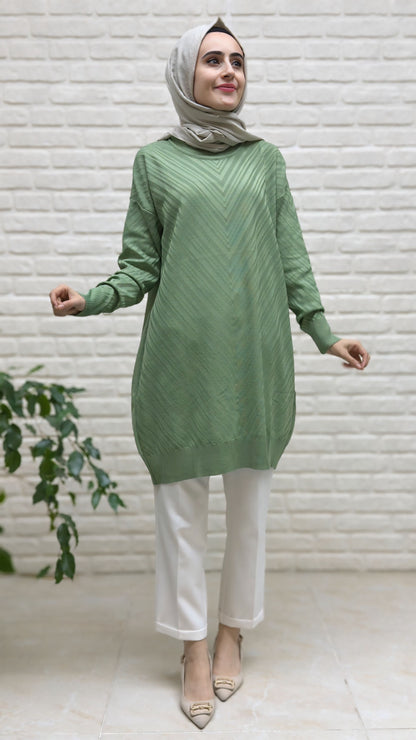 Beranisa Soğuk İp Tunik 3192