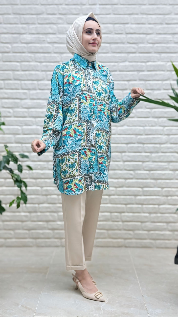 Beranisa  %100 Pamuklu Tunik 3904