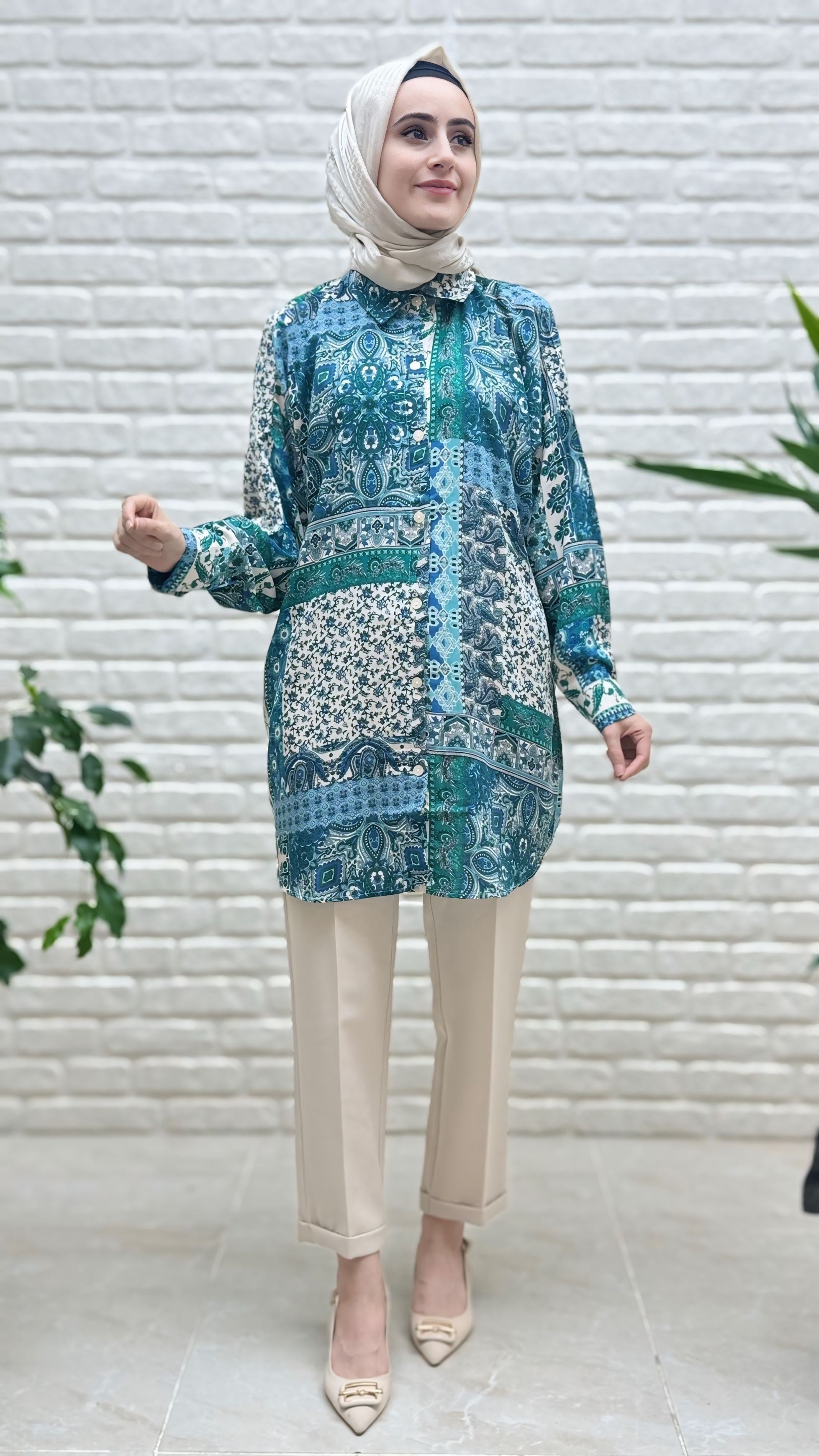 Beranisa  %100 Pamuklu Tunik 3905