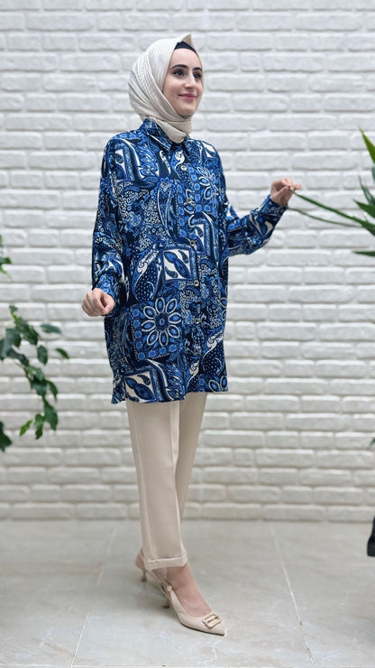 Beranisa  %100 Pamuklu Tunik 3906