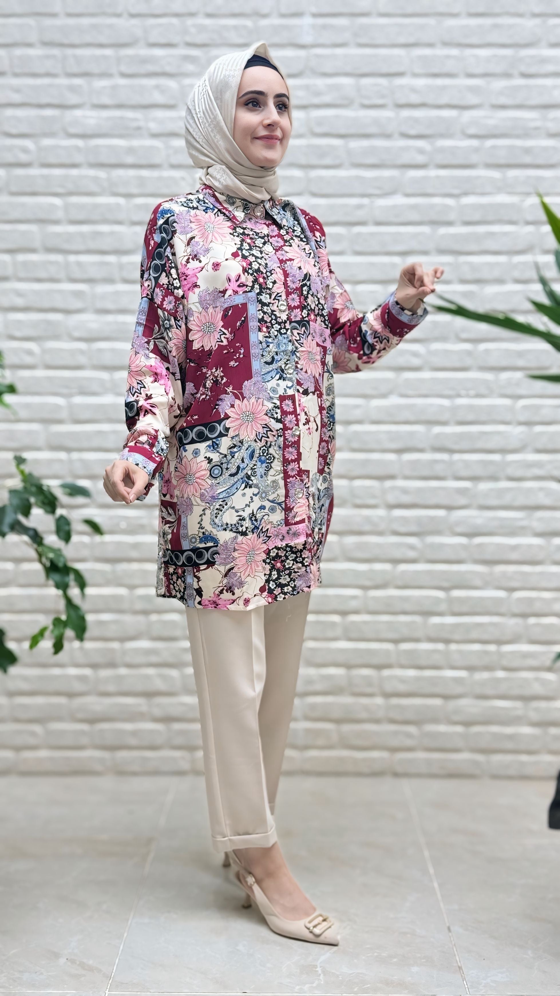 Beranisa  %100 Pamuklu Tunik 3907