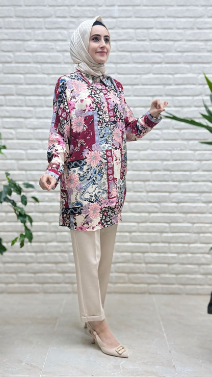 Beranisa  %100 Pamuklu Tunik 3907