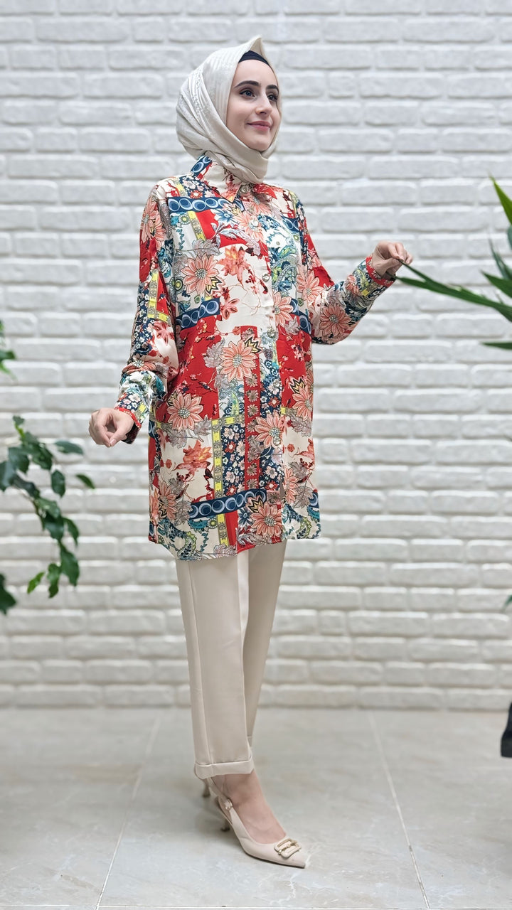 Beranisa  %100 Pamuklu Tunik 3909