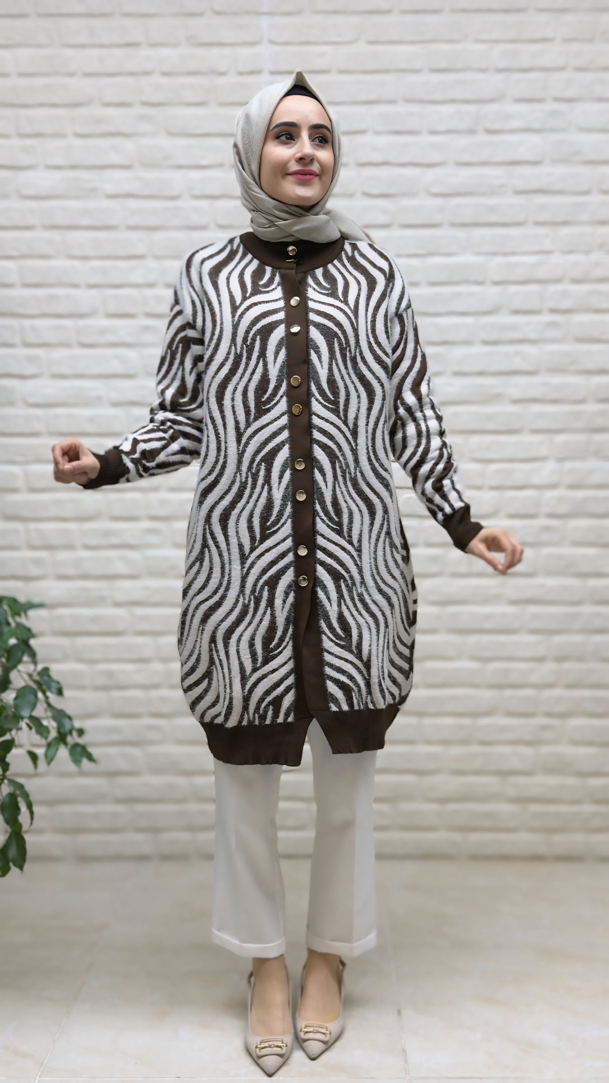 Novalüks Angora Merserize Hırka 3286