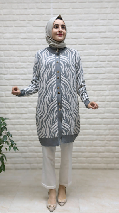 Novalüks Angora Merserize Hırka 3286