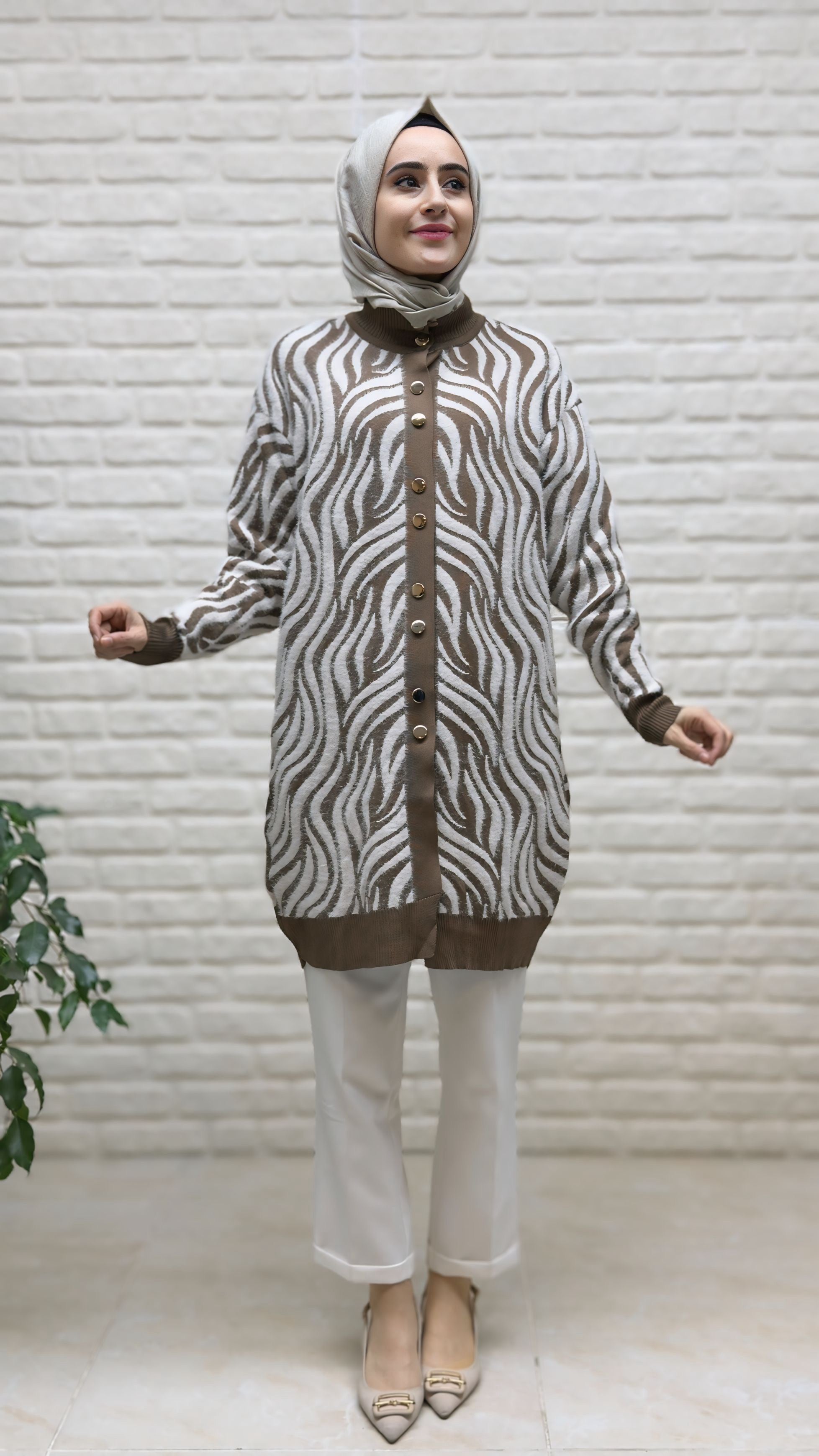 Novalüks Angora Merserize Hırka 3286