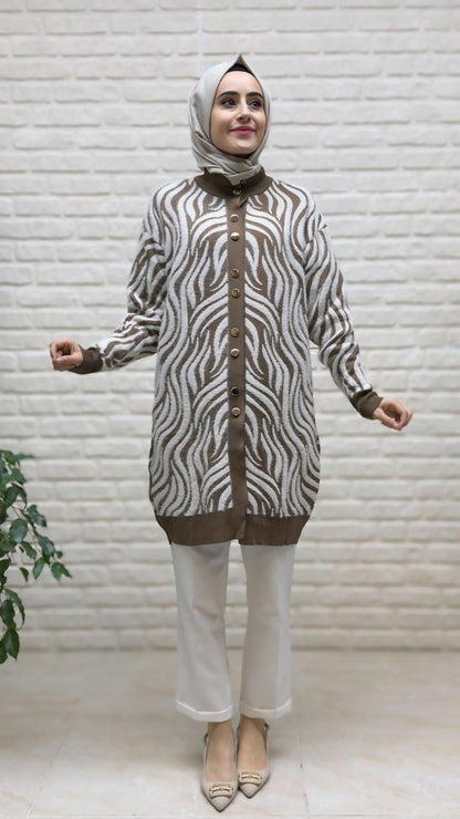 Novalüks Angora Merserize Hırka 3286